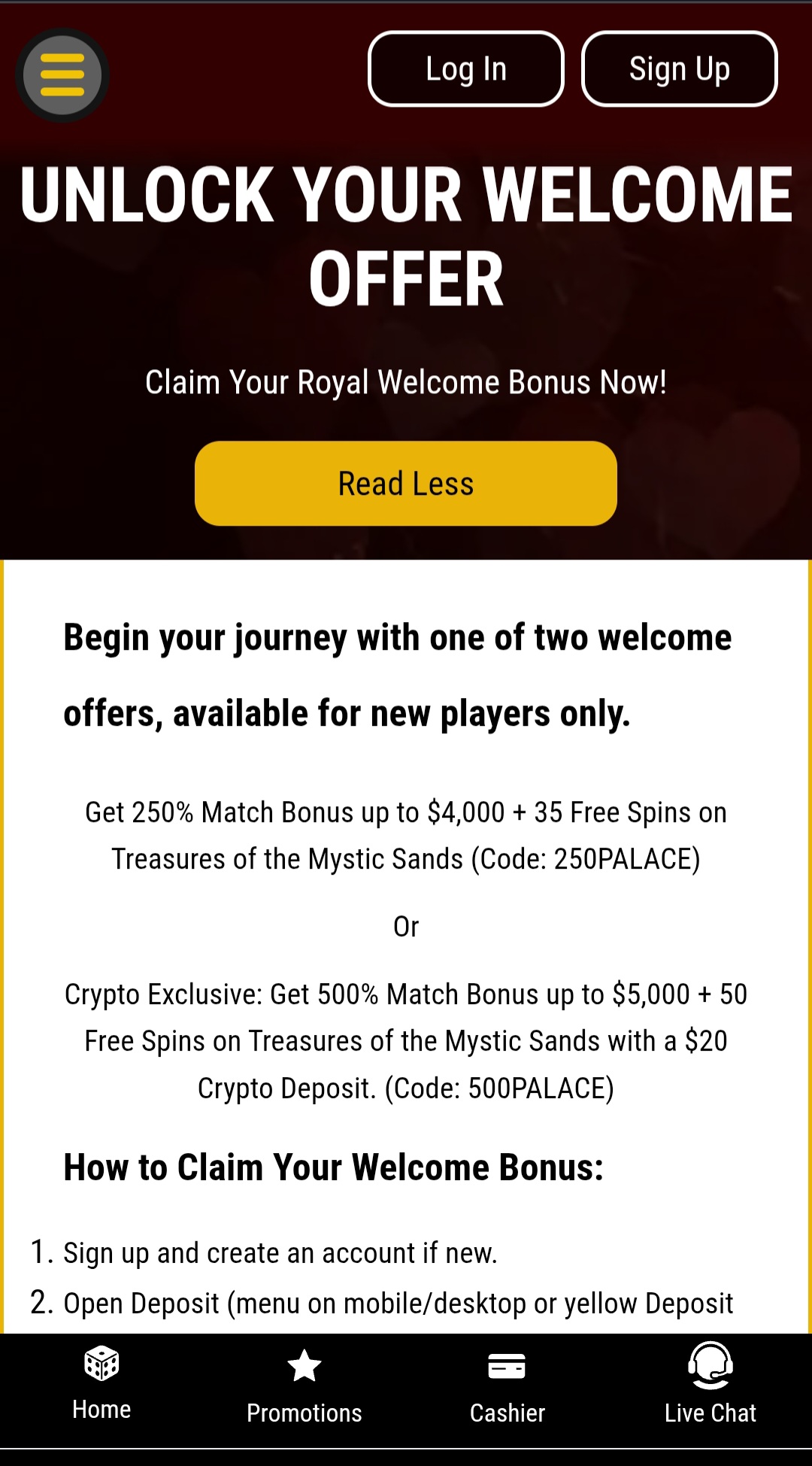 500% Bonus