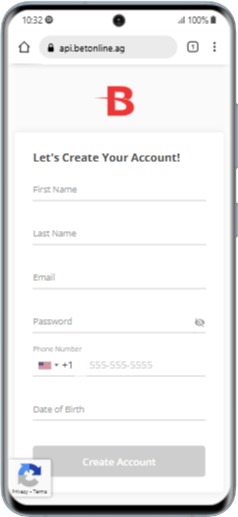 BetOnline Signup