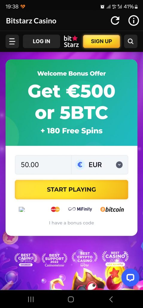 Bitstarz Casino App