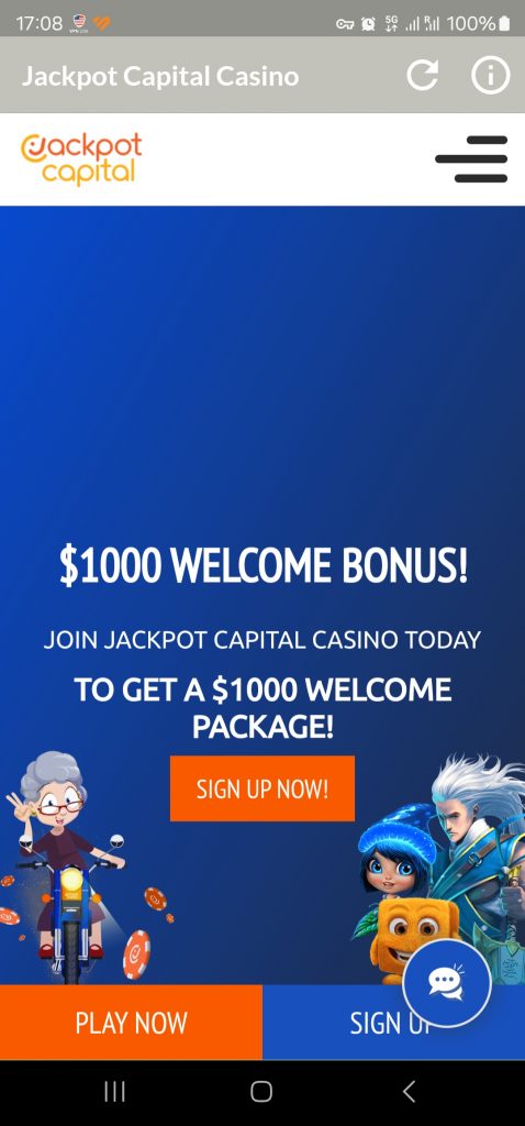 Jackpot Capital Casino Android App