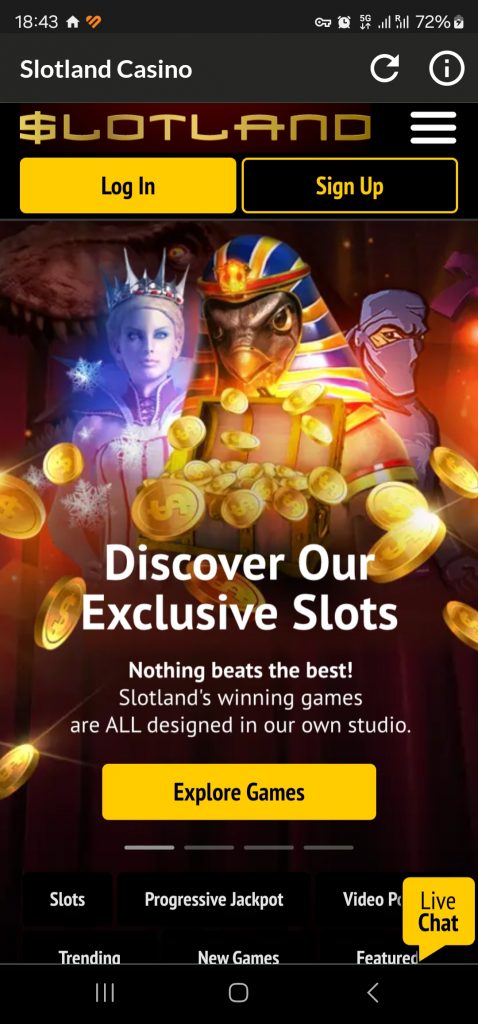 Slotland Casino App