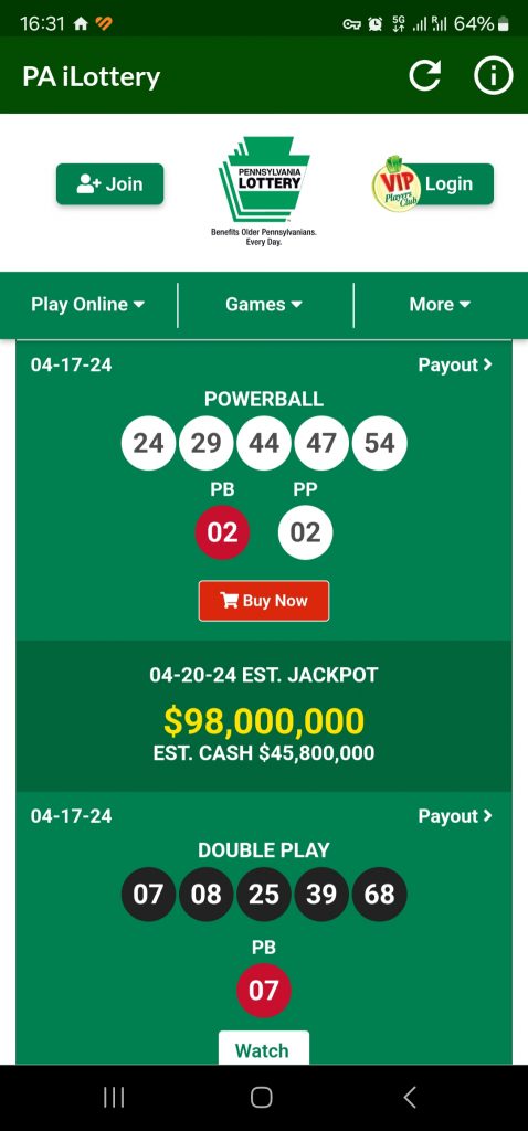 PA iLottery Android App