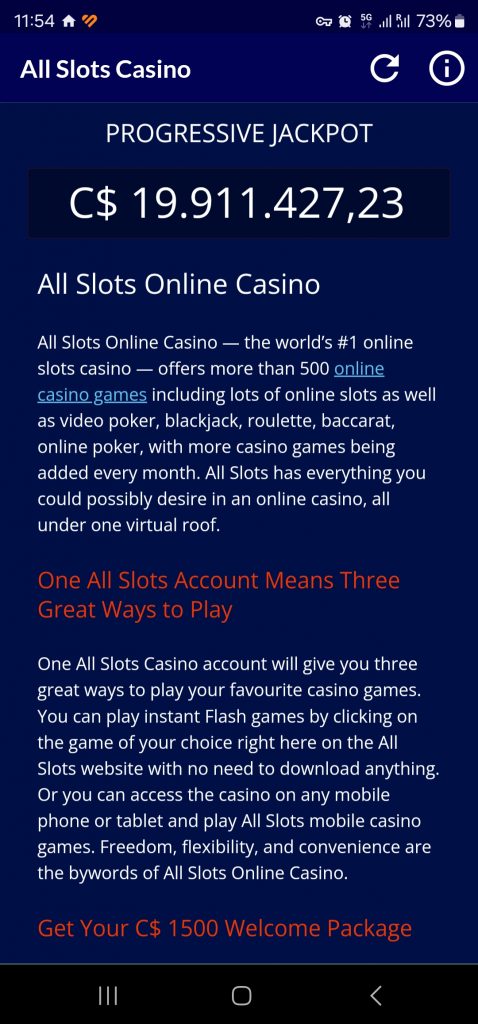 All Slots Casino Download android app