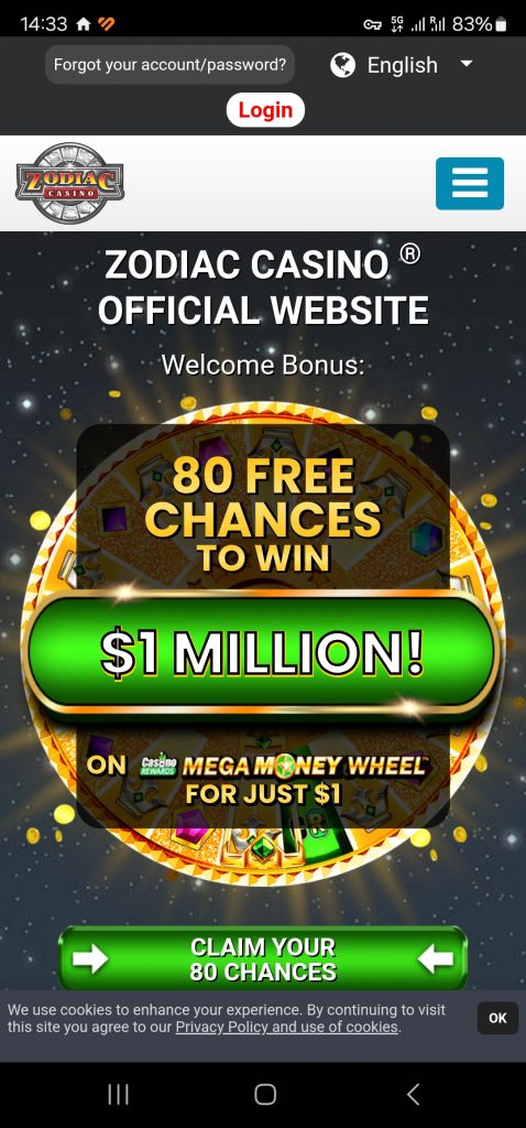 Zodiac Casino App