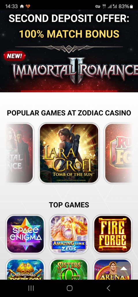 Zodiac Casino APK Download