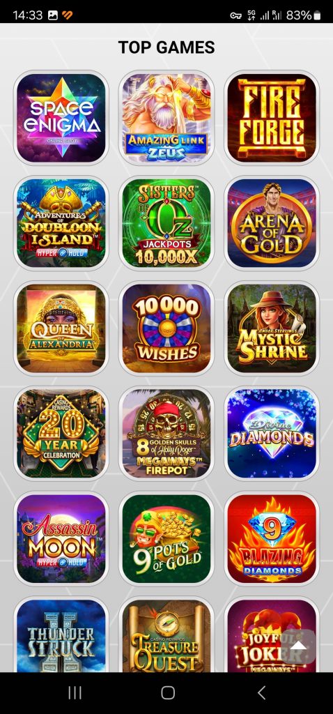 Zodiac Casino Android App