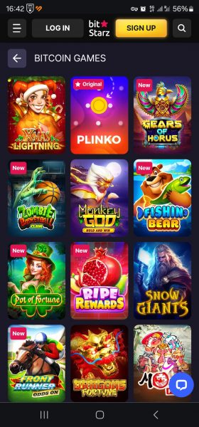 BitStarz Casino android app