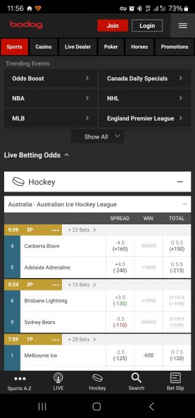 Bodog ANDROID App
