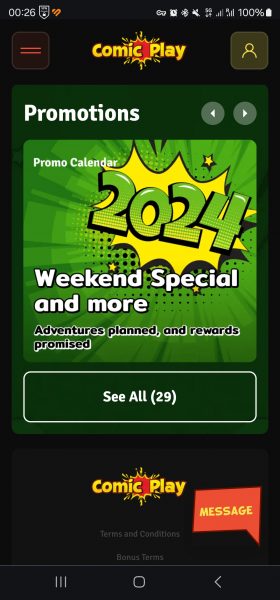 ComicPlay Casino Download App