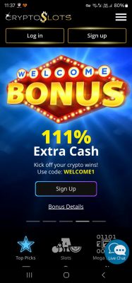 CryptoSlots Casino Android App
