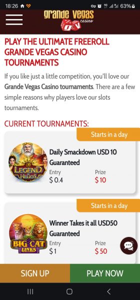 Grande Vegas Casino free App