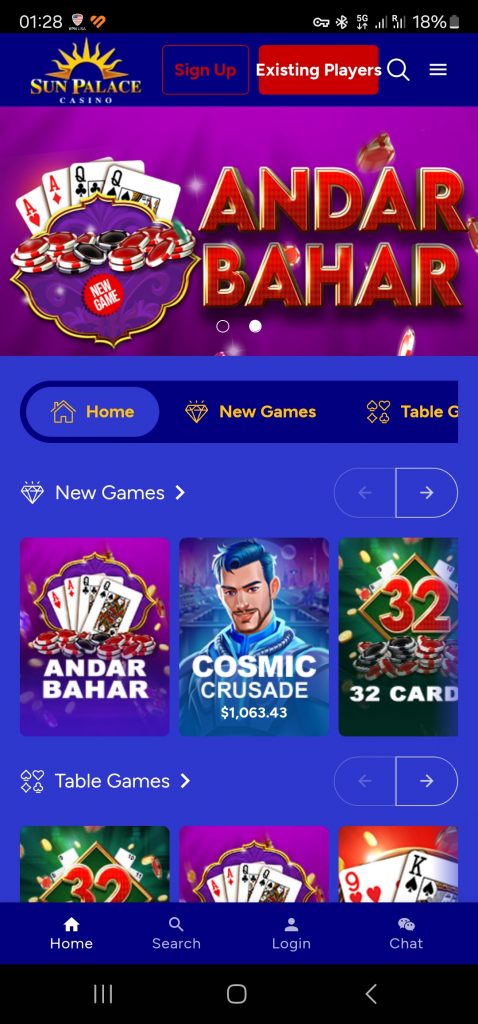 Sun Palace Casino App