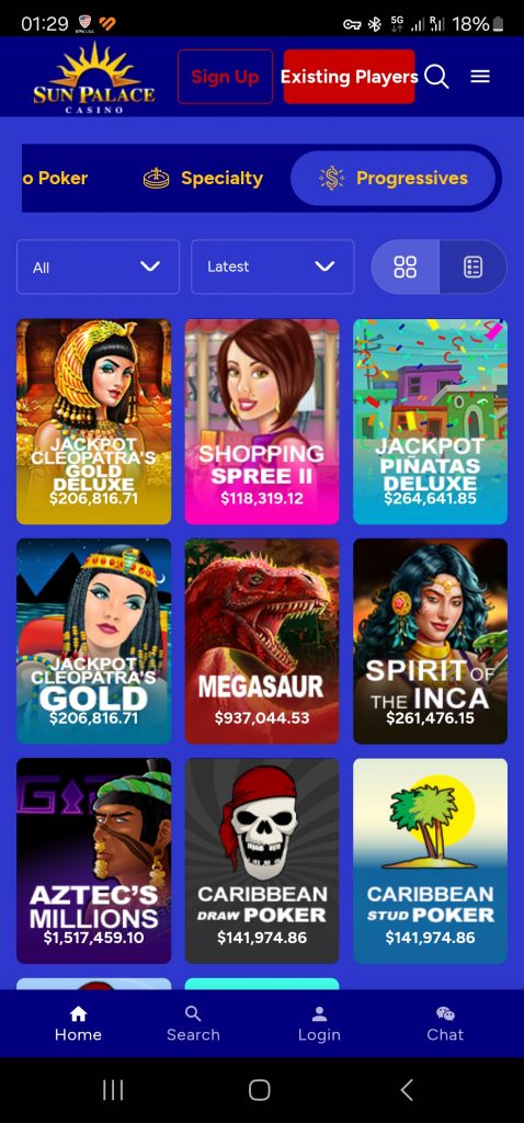 Sun Palace Casino android App