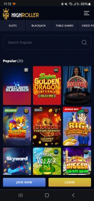 High Roller Casino Android App Free APK