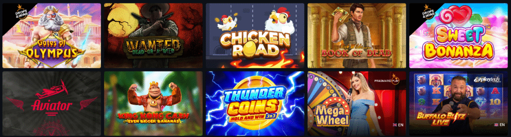 pin-up casino canada games