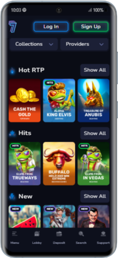 7Bit Casino Game Selection