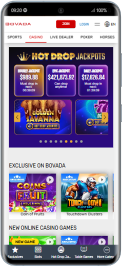Bovada Hot Drop Jackpots