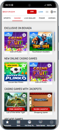 Bovada Games